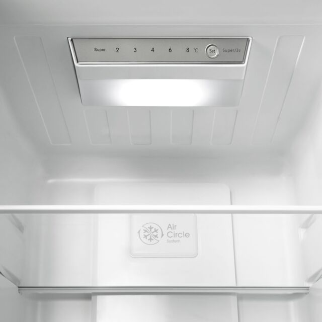 Montpellier MNF167ES 55cm 50/50 No Frost Fridge Freezer - Silver
