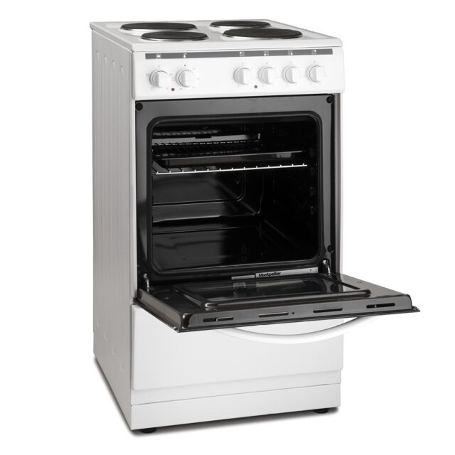 Montpellier MSE46W 50Cm Freestanding Cooker White