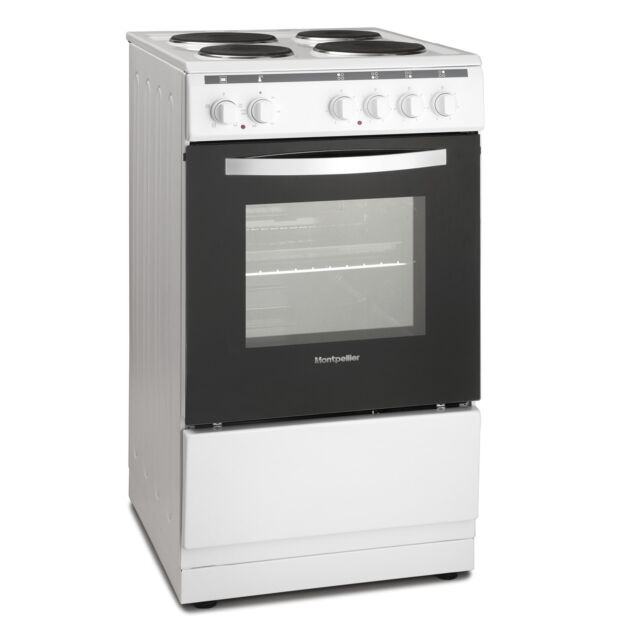 Montpellier MSE46W 50Cm Freestanding Cooker White