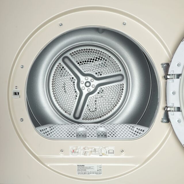 Montpellier MTDC8SDC 8kg Condenser Sensor Dry Tumble Dryer - Cream