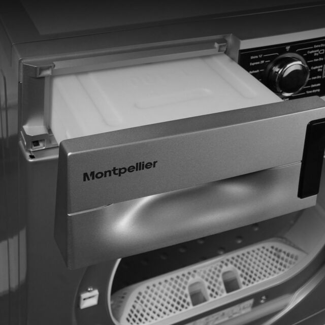 Montpellier MTDC8SDS 8kg Sensor Dry Condenser Tumble Dryer in Silver 