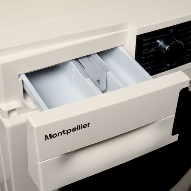 Montpellier MWM814BLC 8kg 1400RPM Washing Machine in Cream - BLDC Motor