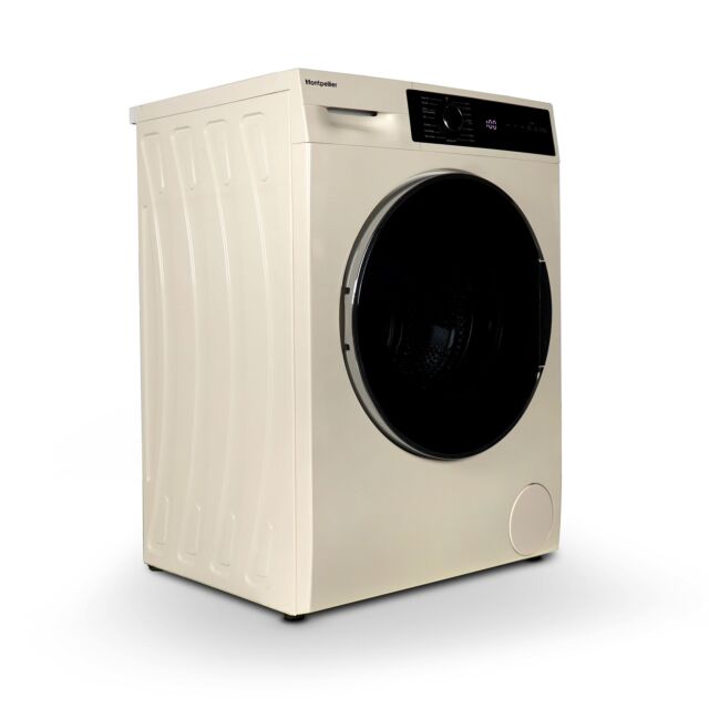 Montpellier MWM814BLC 8kg 1400RPM Washing Machine in Cream - BLDC Motor