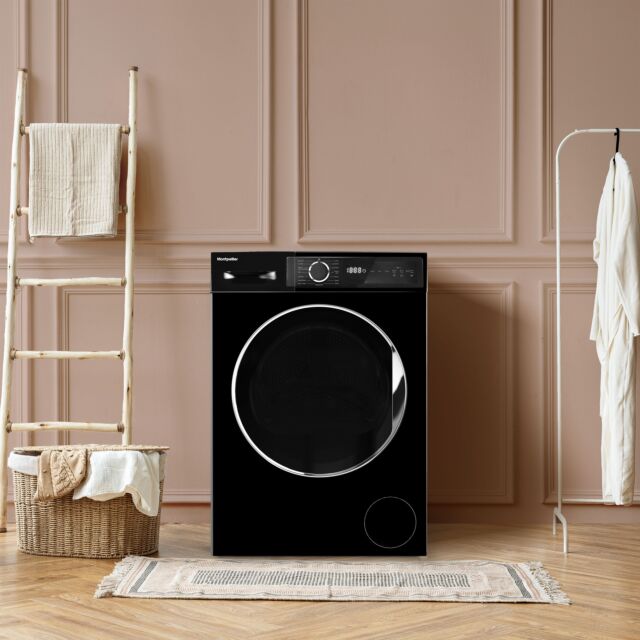 Montpellier MWM814BLK 8kg 1400RPM Washing Machine Black