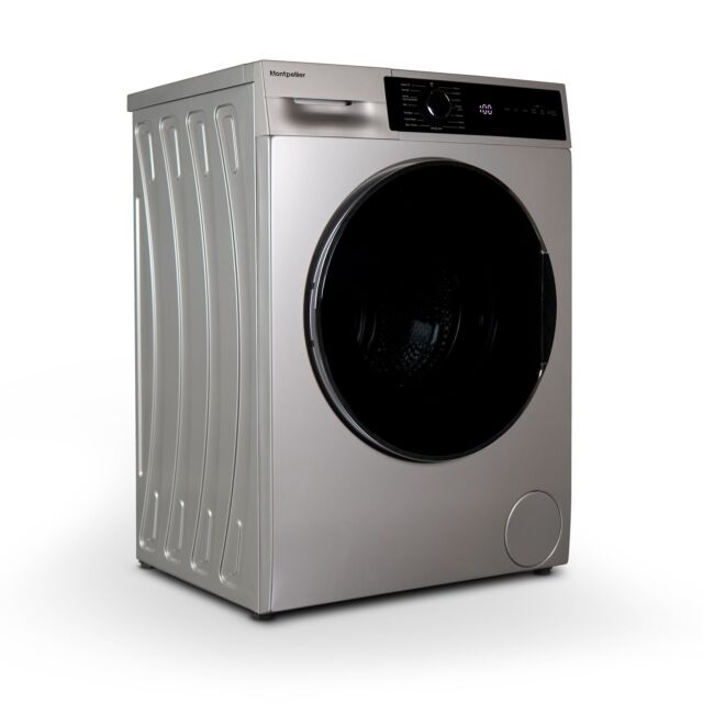 Montpellier MWM814BLS 8kg 1400RPM Washing Machine in Silver - BLDC Motor 