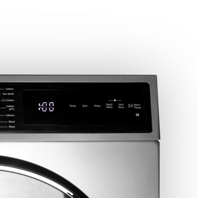 Montpellier MWM814BLS 8kg 1400 Spin Silver Washer