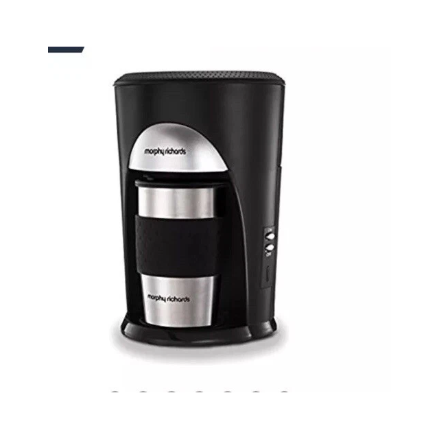 Morphy Richards 162740 Coffee On The Go Filter Coffee Machine Black - Silver