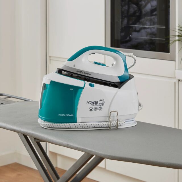 Morphy Richards 332014 2.2L PSE Auto-Clean,  5 bar, Ceramaslide, 170g/min, White/Green
