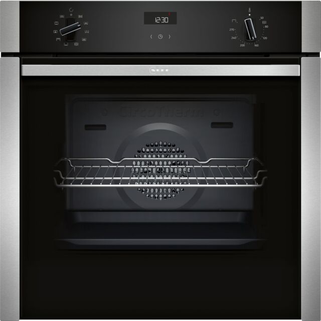 Neff B3ACE4AN3B 59.4cm Built In Electric Single Oven - Stainless Steel