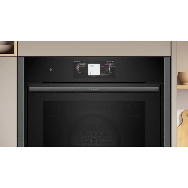 NEFF B64CT73G0B 59.6cm Built In Electric Single Oven - Graphite Grey