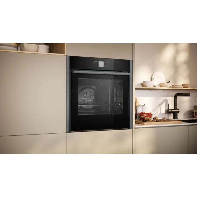 NEFF B64CT73G0B 59.6cm Built In Electric Single Oven - Graphite Grey