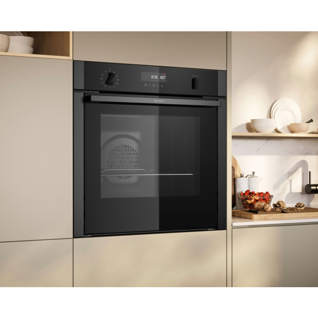 Neff B6ACH7AG7B 59.4cm Built In Electric Single Oven - Graphite Grey