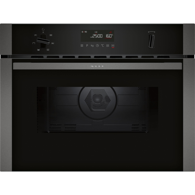 Neff C1AMG84G0B 44 Litres Built In Microwave Oven with Hot Air - Graphite-Grey