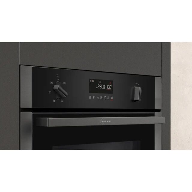 Neff C1AMG84G0B 44 Litres Built In Microwave Oven with Hot Air - Graphite-Grey
