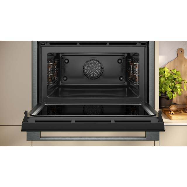 Neff C24MR21G0B Built In Compact Oven with microwave function Graphite