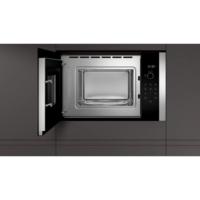 Neff HLAWD23N0B 800W: 20L: 5 power levels: electronic: silver display Stainless Steel