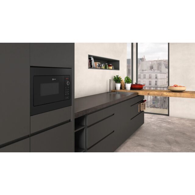 Neff HLAWG25S3B Up to 800W, 20L, 5 power levels, electronic, red LED display Black