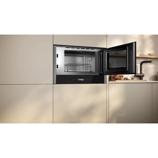 NEFF NR4GR31G1B 21 Litre Built In Microwave With Grill - Graphite Grey