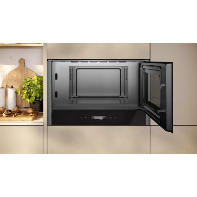 NEFF NR4WR21G1B 21 Litre Built In Microwave - Graphite Grey