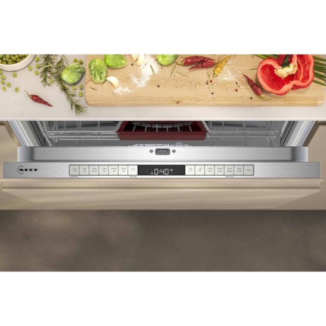Neff S155HVX00G Integrated Dishwasher - 14 Place Settings Stainless Steel