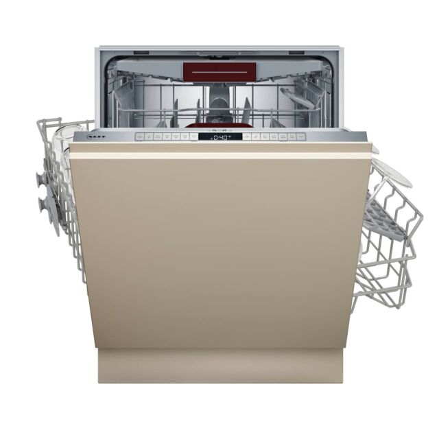 Neff S155HVX00G Integrated Dishwasher - 14 Place Settings Stainless Steel