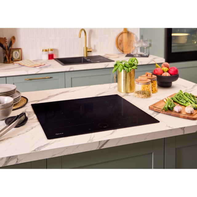 Neff T66FHX4L0 59.2cm Black Induction Hob