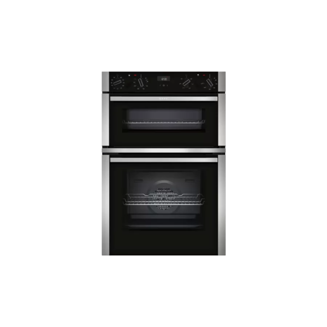 Neff U1ACE5HN0B N 50, Built-In Double Oven, Stainless Steel 