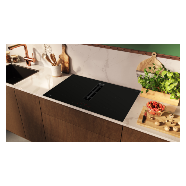 Neff V58PHQ4C0 80cm Venting hob, Twist Touch Control, 2 x Combi Zone + Ventilation, Favourite Button