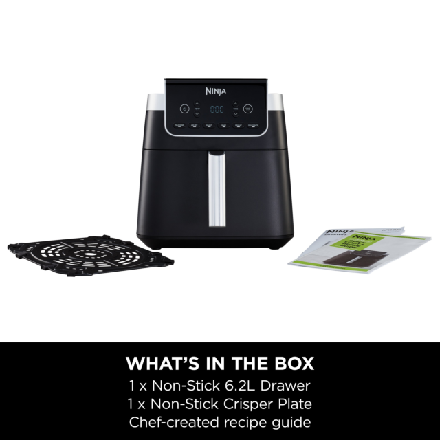 Ninja AF180UK Max Pro Air Fryer 6.2L Black