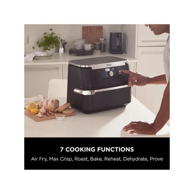 Ninja AF500UK Foodi Flexdrawer Air Fryer Black