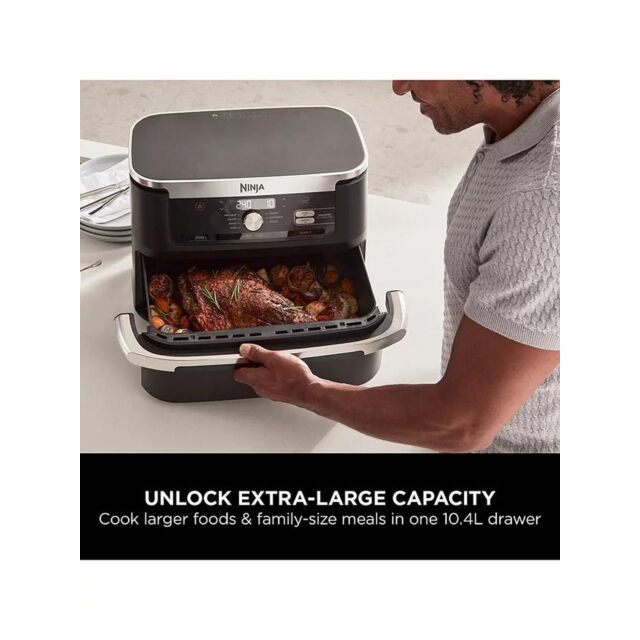 Ninja AF500UK Foodi Flexdrawer Air Fryer Black