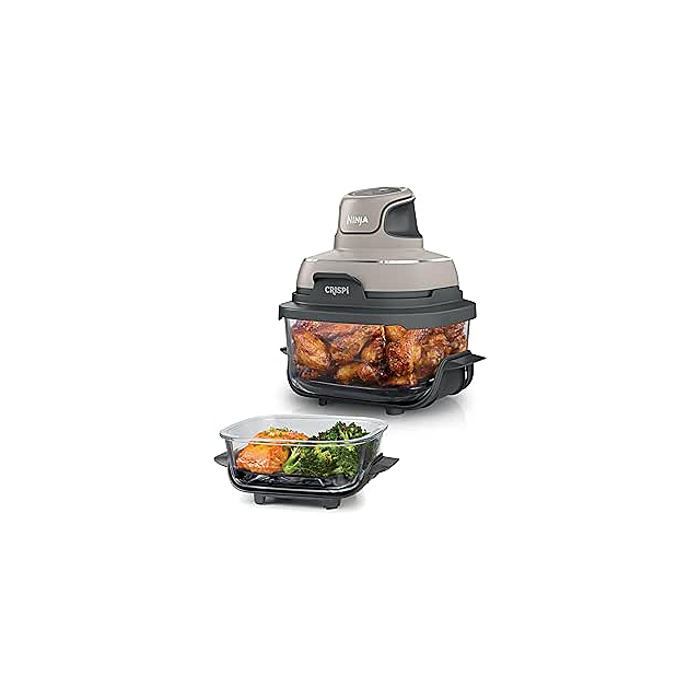 Ninja AS090UKGN CRISPi PRO 5-in-1 Glass Air Fryer - Green 