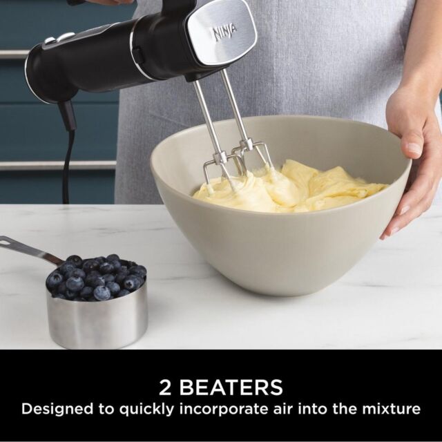 Ninja CI090UK Ninja Foodi 2-in-1 Hand Blender & Mixer - Black 