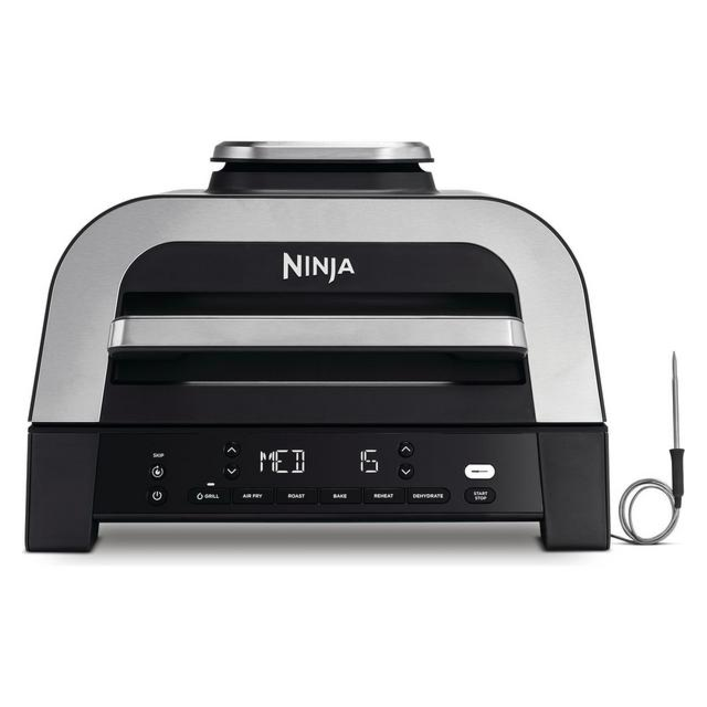 Ninja DG551UK Electric Air-Grill & Fryer - Black/Stainless Steel 