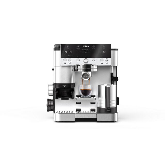 Ninja ES601UK Luxe Caf? Premier Series Espresso Machine Stainless Steel
