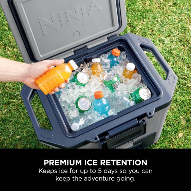 Ninja FB131UKGY Frostvault 30Qt/28L Hard Cooler With Dry Zone - Slate Grey Slate Grey