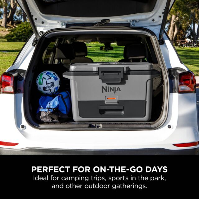 Ninja FB151UKGY Frostvault 50Qt/47L Hard Cooler With Dry Zone - Slate Grey Slate Grey