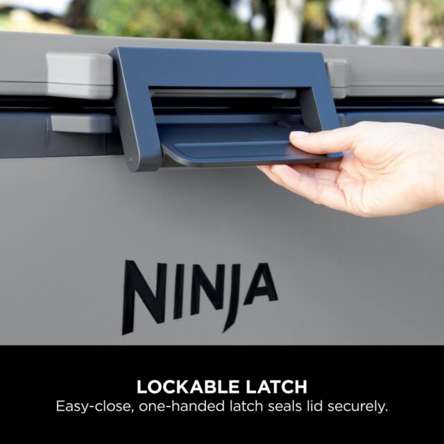Ninja FB151UKGY Frostvault 50Qt/47L Hard Cooler With Dry Zone - Slate Grey Slate Grey