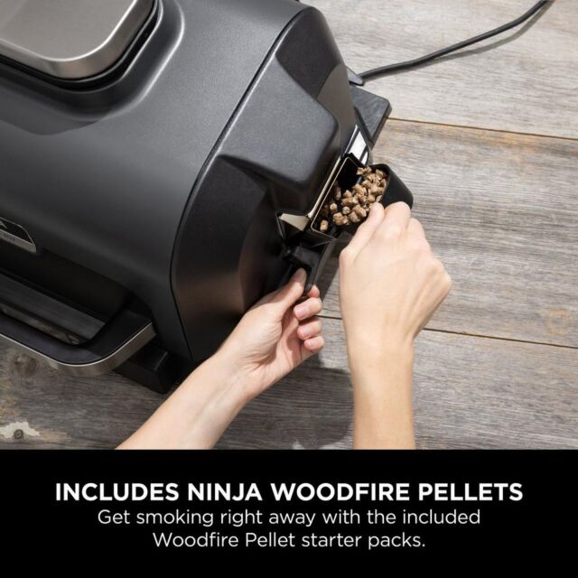 Ninja OG850UK Woodfire Pro XL BBQ Grill + Smoker
