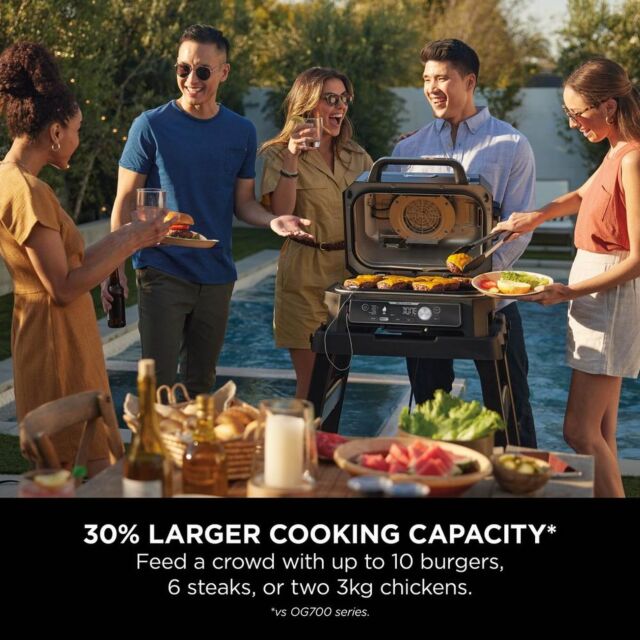 Ninja OG901UK Woodfire Pro Connect Xl Bbq Grill + Smoker
