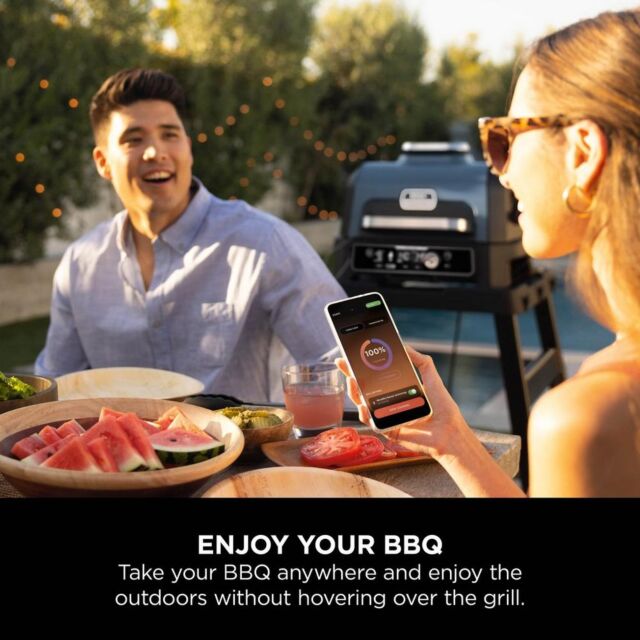 Ninja OG901UK Woodfire Pro Connect Xl Bbq Grill + Smoker