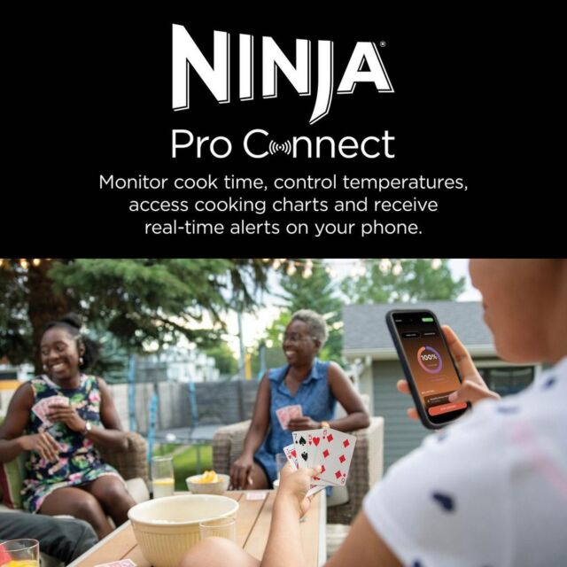 Ninja OG901UK Woodfire Pro Connect Xl Bbq Grill + Smoker