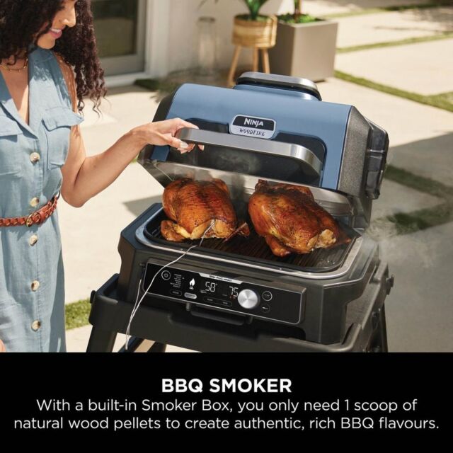 Ninja OG901UK Woodfire Pro Connect Xl Bbq Grill + Smoker