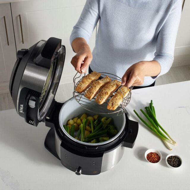 Ninja OL550UK 6L 11-In-1 One Lid Multi Cooker - Black Black