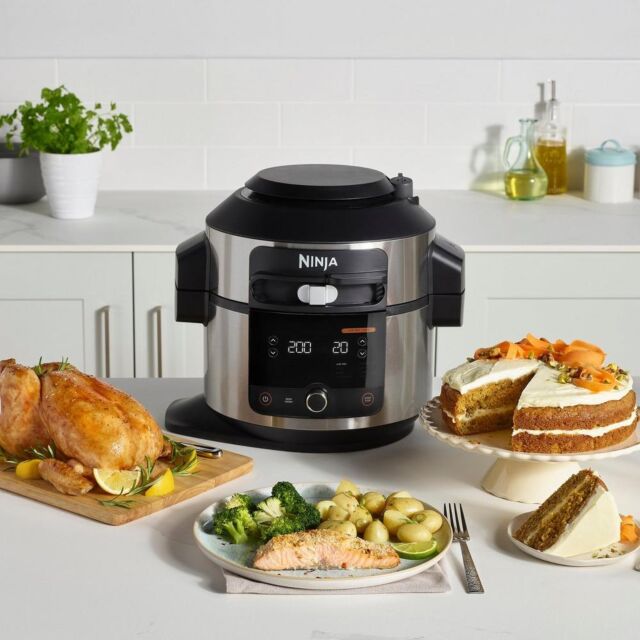 Ninja OL550UK 6L 11-In-1 One Lid Multi Cooker - Black Black