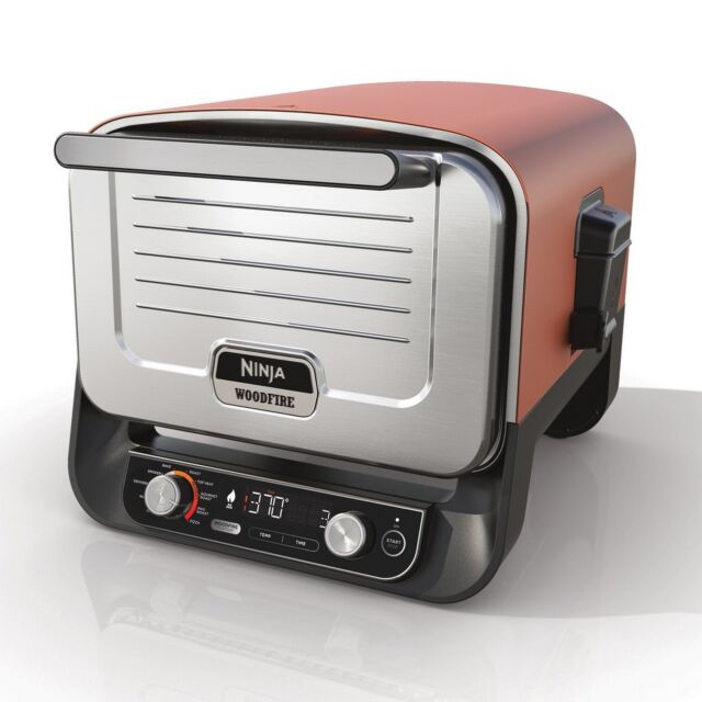 Ninja OO101UK Ninja Woodfire Electric Outdoor Oven - Terracotta/Steel 