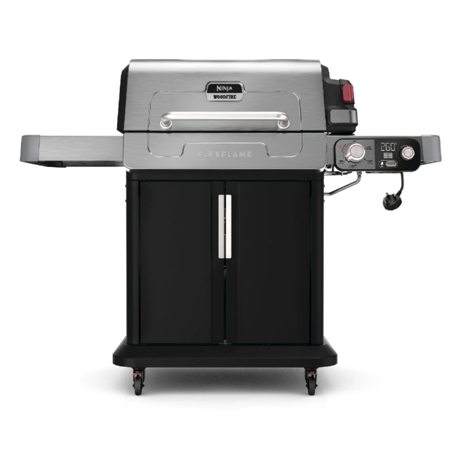 Ninja PG301UK FlexFlame Gas BBQ & Outdoor Cooking System - Black