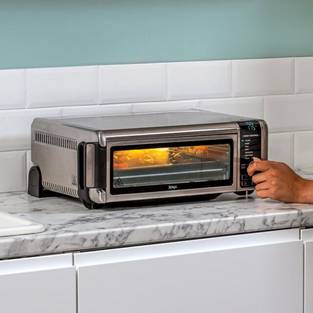 Ninja SP101UK Foodi SP101UK 10L 8-in-1 Flip Mini Oven Silver/Black Black