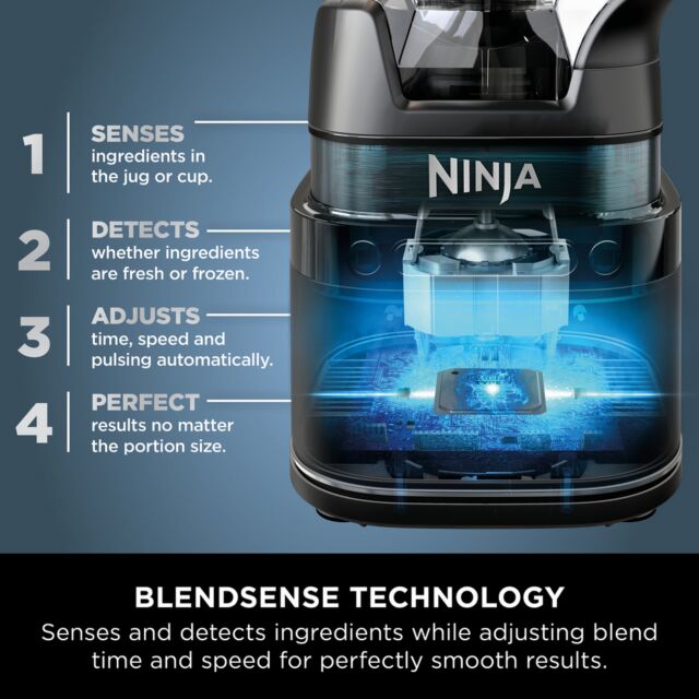 Ninja TB301UK Detect Duo Power Blender Pro + Single Serve