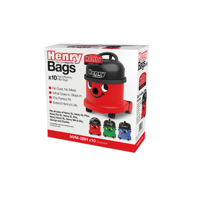 Numatic 920298 Henry XL HepaFlo Bags - White 